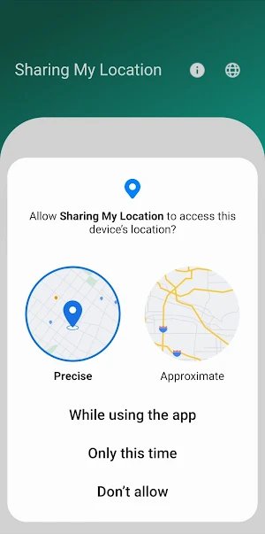 Share Location Screenshot 2