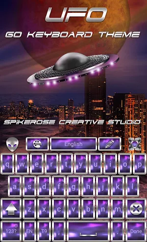 UFO Go Keyboard theme Screenshot 0