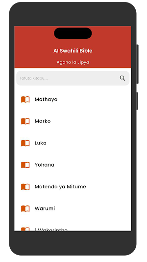AI Swahili Bible Screenshot 1