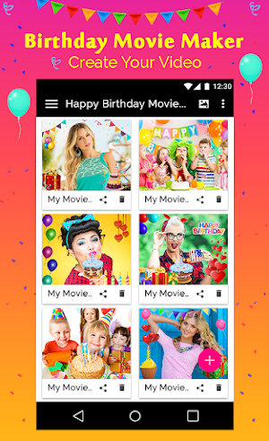 Birthday Video Maker With Song Screenshot 0