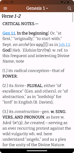 Preachers Homiletical Comments Screenshot 0