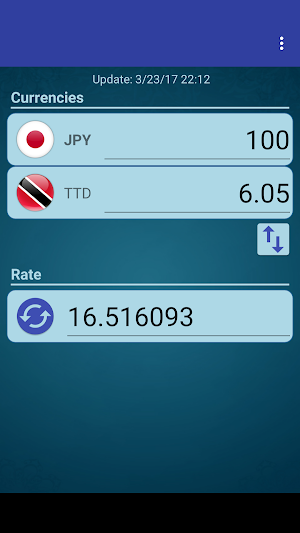 Japan Yen Trinidad Tob. Dollar Screenshot 0