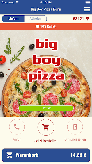 Big Boy Pizza Bonn Screenshot 0