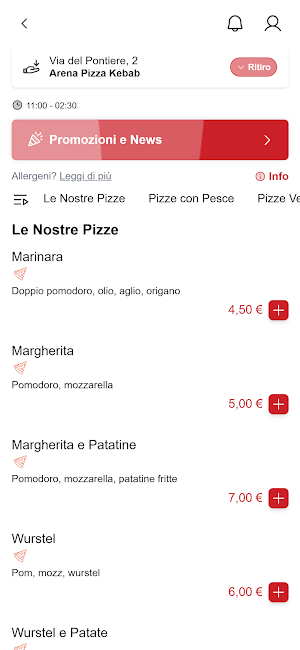 Arena Pizza Kebab Screenshot 1
