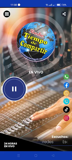RADIO TIEMPO DE COMPARTIR Screenshot 1
