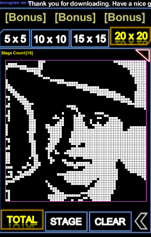 No.4 Nonogram logic puzzle Screenshot 2