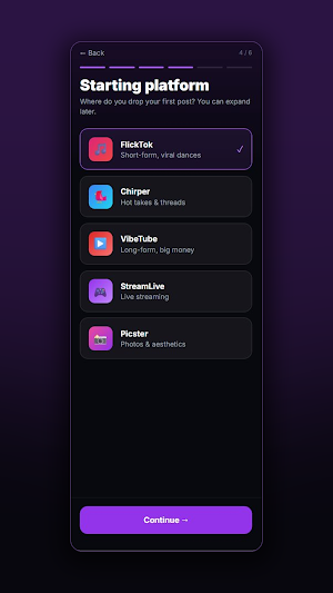 INFLUENCR Screenshot 1