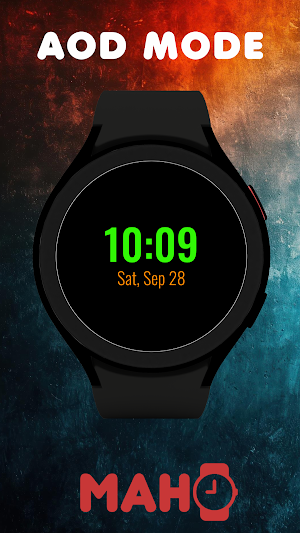 MAHO018 Watch Face For Wear OS Screenshot 3