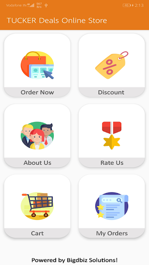 TUCKER Deals Online Store Screenshot 1