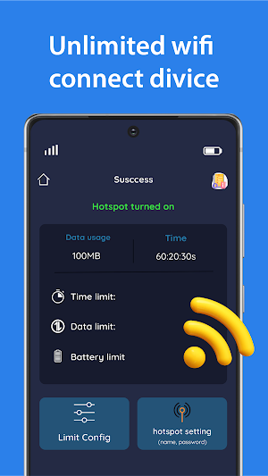 Wifi hotspot - network manager Screenshot 1