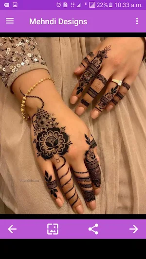 Mehndi Designs Offline Screenshot 0