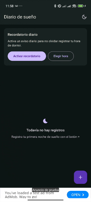 Diario de Sueno Screenshot 2