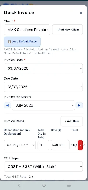 FieldPe: Attendance, Bill &Pay Screenshot 1