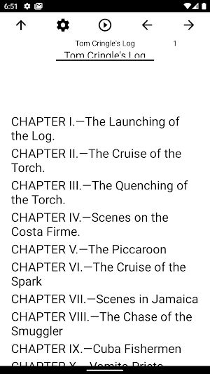 Book, Tom Cringle's Log Screenshot 0