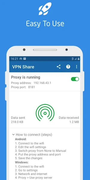 VPN Share Screenshot 2