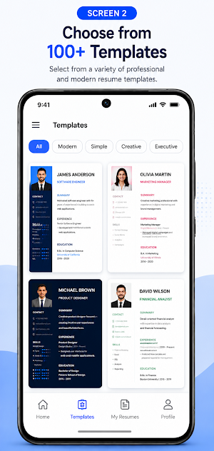 AI Resume Builder - CV Maker Screenshot 1