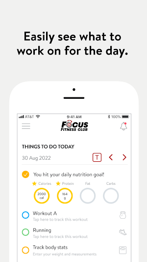 Focus Fitness Club Screenshot 1