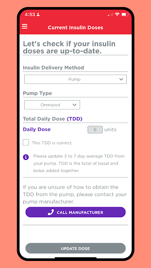 Diabetes Advisor Screenshot 2