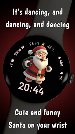 Dancing Santa - Animated WF Screenshot 1