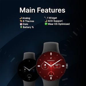 Midnight Blue Watch Face Screenshot 1