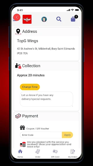 Top G Wings Screenshot 3