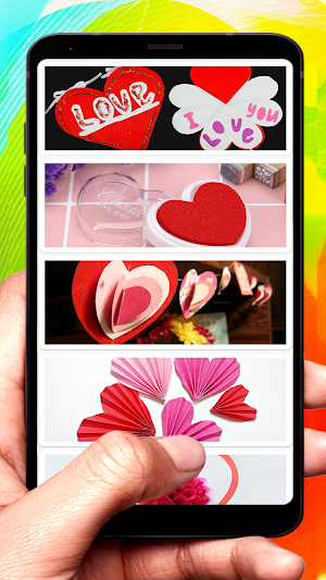 DIY love Paper Crafts Idea Screenshot 2