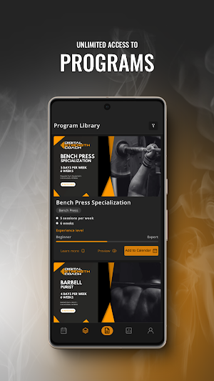 Digital Strength Coach App Screenshot 1