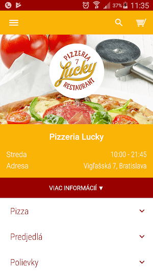 Pizzeria Lucky Bratislava Screenshot 0