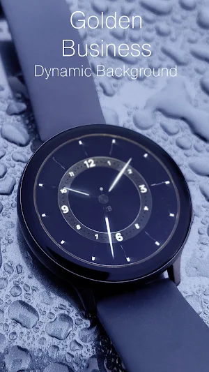 Golden Business Watch Face Screenshot 0