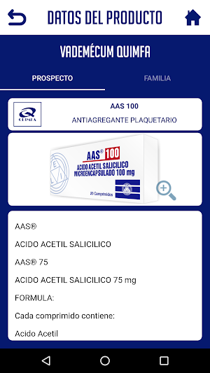 Quimfa Vademecum Screenshot 2
