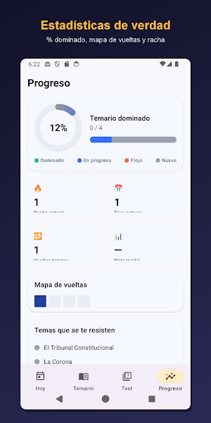 Opositor IA: Study & AI Quiz Screenshot 3