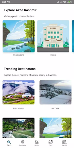 AJK Tourism Screenshot 1