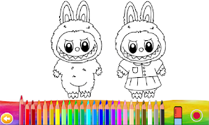 Labubu Coloring Game Screenshot 1