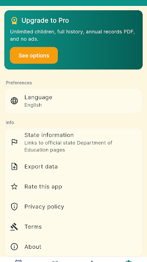 HomeschoolBook: Hours & PDF Screenshot 3