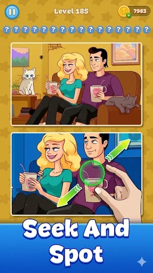 Spot Differences: find it! Screenshot 1