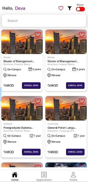 Search4Studies Screenshot 1