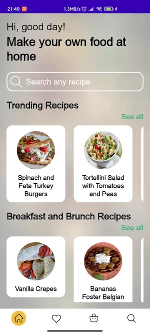 Food Recipes Free Video Guideline Screenshot 0