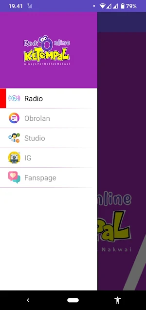 Radio Online Ketempal Screenshot 1