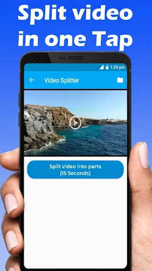 Video Splitter - 30 Sec Splitter, Crop & Cut Video Screenshot 0