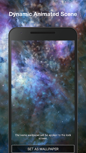 Ice Galaxy Live Wallpaper Screenshot 1
