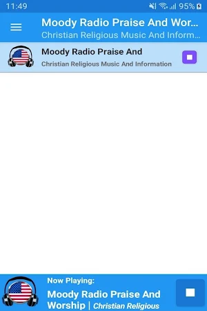 Moody Radio Praise And Worship Screenshot 0