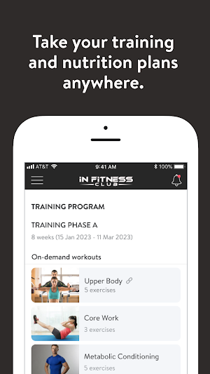 iNFit Online screenshot 3