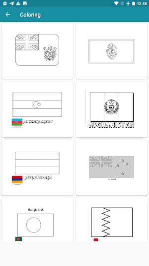 color the country's flag Screenshot 3