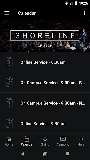 Shoreline Church App Screenshot 1