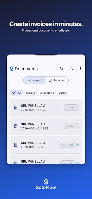 SoloFlow - Mini ERP Screenshot 0