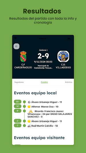 Mudepo - Eventos deportivos Screenshot 3