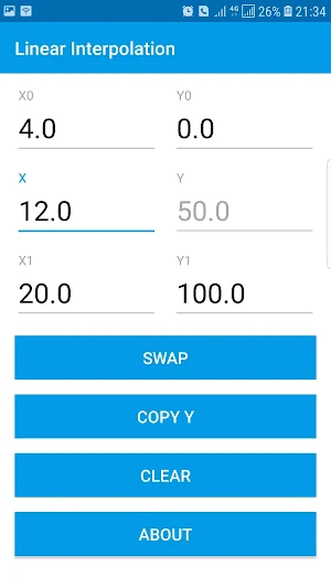 Linear Interpolation Master - Linear Extrapolation Screenshot 1