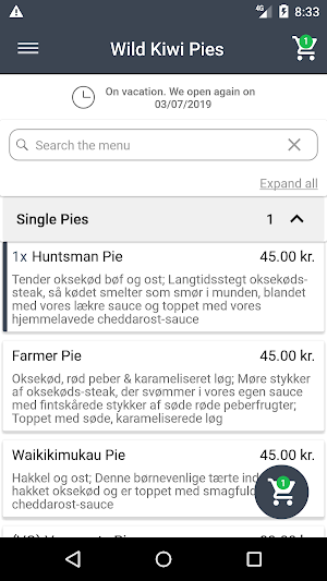 Wild Kiwi Pies Screenshot 1