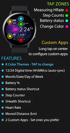 SuperGalaxy Watch Face Screenshot 2