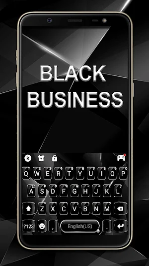 Cool black Keyboard Theme Screenshot 0